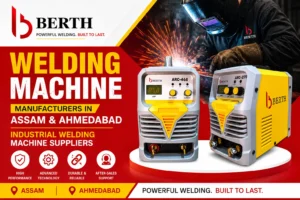 Heavy-duty industrial welding machine manufactured by leading welding machine manufacturers in Assam for fabrication and industrial use